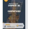 Apostila Carpinteiro Prefeitura Municipal de Chapecó SC