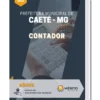 Apostila Contador Prefeitura de Caeté MG