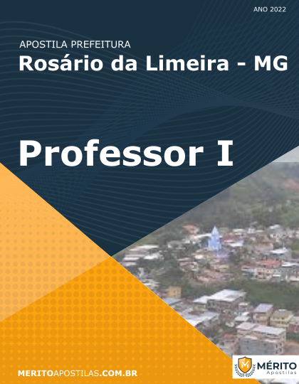 Apostila Professor I Prefeitura de Rosário da Limeira MG