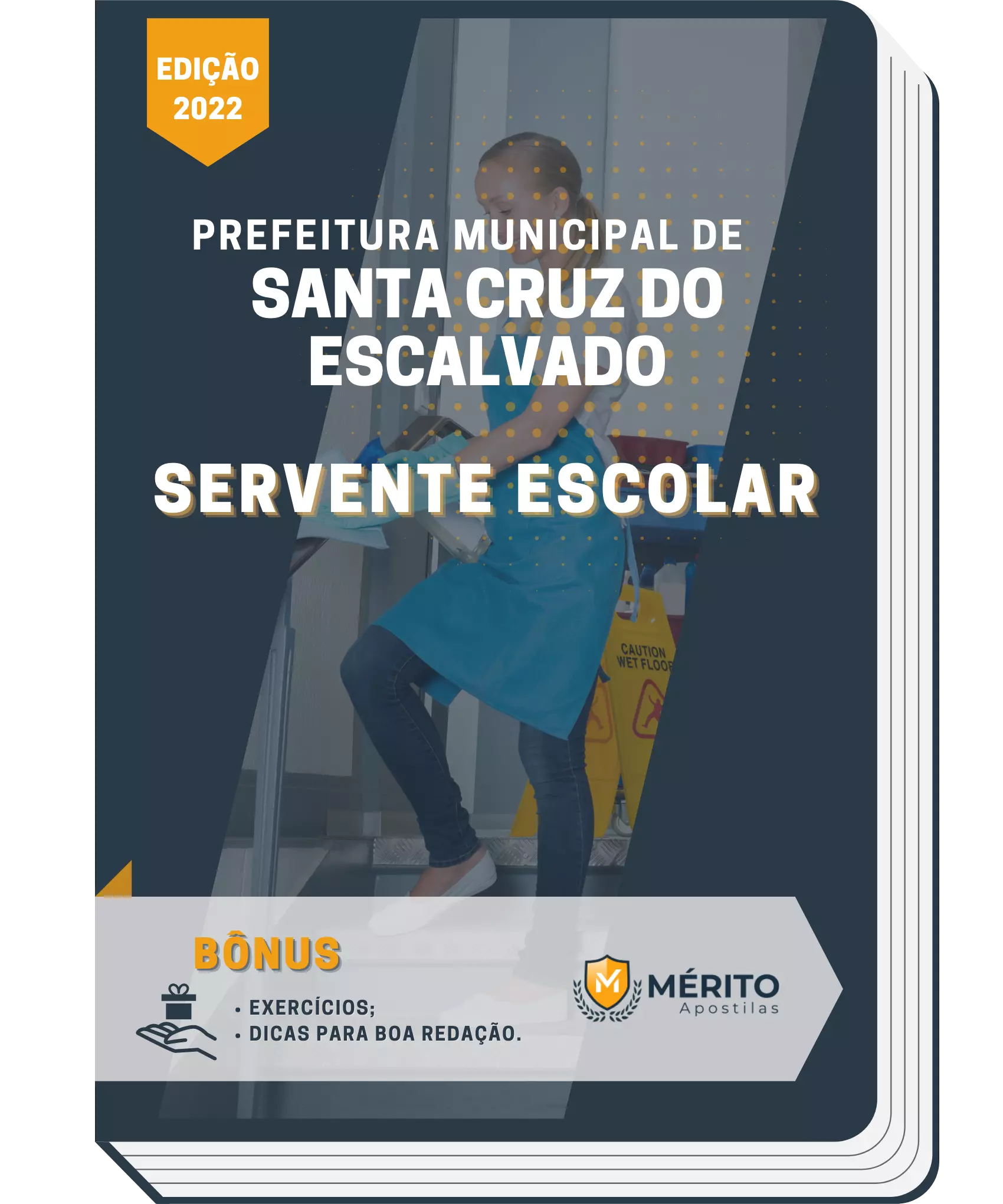 Apostila Servente Escolar Santa Cruz Do Escalvado MG