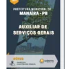 Apostila Auxiliar De Serviços Gerais Prefeitura Municipal de Manaíra PB