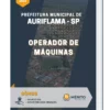 Apostila Operador de Máquinas Prefeitura Municipal de Auriflama SP