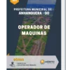 Apostila Operador de Maquinas Prefeitura Municipal de Anhanguera GO 2022