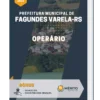Apostila Operário Prefeitura Municipal de Fagundes Varela RS