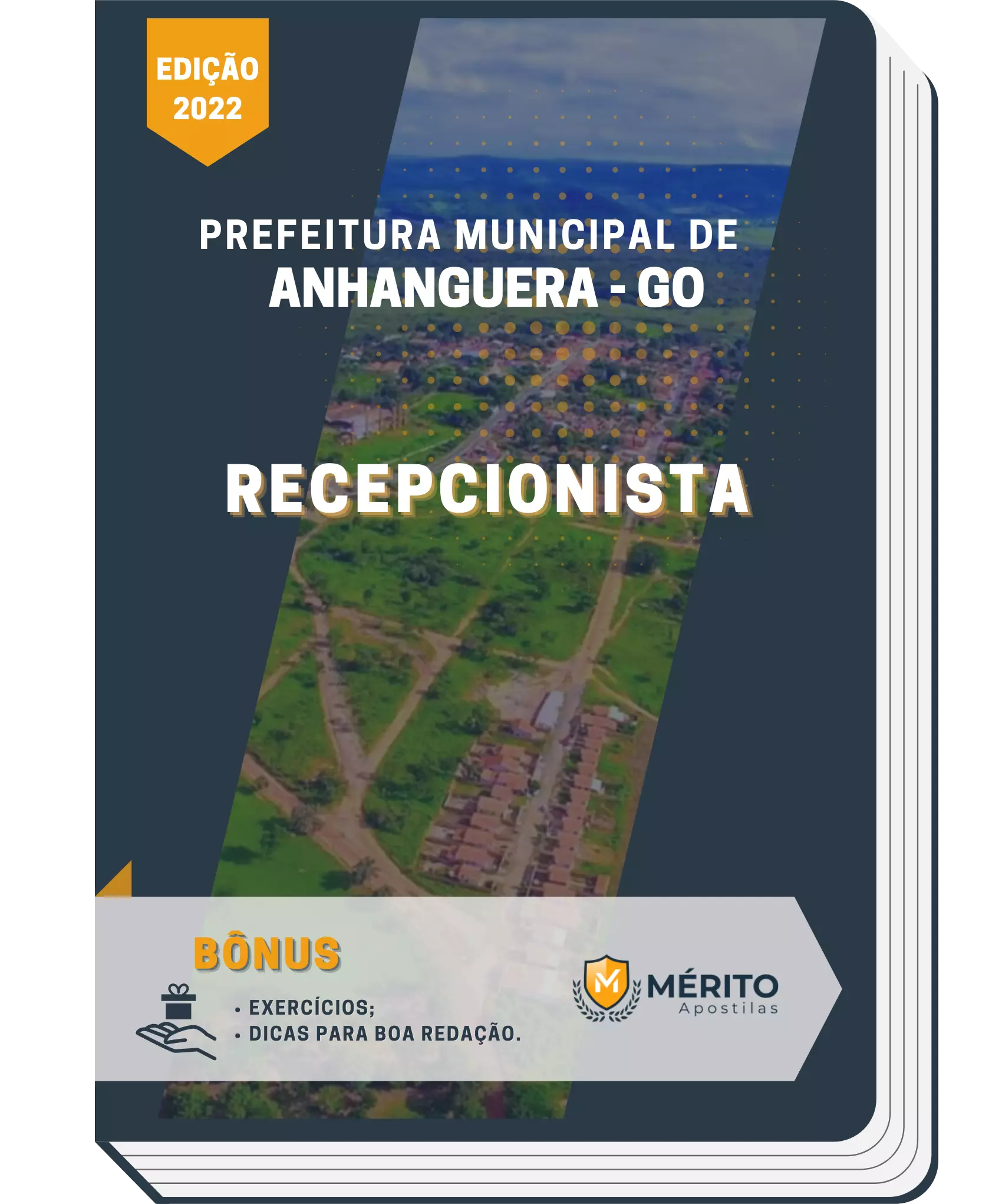 Apostila Recepcionista Prefeitura Municipal de Anhanguera GO 2022