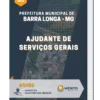 Apostila Ajudante De Serviços Gerais Pref de Barra Longa MG