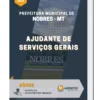 Apostila Ajudante de Serviços Gerais Prefeitura de Nobres MT
