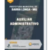 Apostila Auxiliar Administrativo Pref de Barra Longa MG