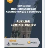 Apostila Auxiliar Administrativo Concurso MGS 2022