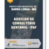 Apostila Auxiliar De Consultório Dentário - PSF Pref de Barra Longa MG
