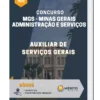 Apostila Auxiliar De Serviços Gerais Concurso MGS 2022