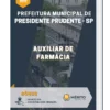 Apostila Auxiliar de Farmácia Prefeitura Municipal de Presidente Prudente SP