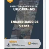 Apostila Encarregado De Obras Prefeitura de Urucânia MG