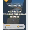 Apostila Mecânico Veículos Máquinas Pesadas Prefeitura Municipal de Paracatu MG