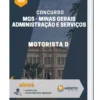 Apostila Motorista D Concurso MGS 2022