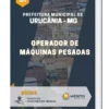 Apostila Operador De Máquinas Pesadas Prefeitura de Urucânia MG
