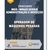 Apostila Operador De Máquinas Pesadas Concurso MGS 2022
