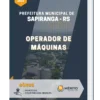 Apostila Operador de Máquinas Pref Municipal de Sapiranga RS