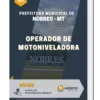 Apostila Operador de Motoniveladora Prefeitura de Nobres MT