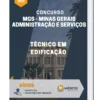 Apostila Técnico Em Edificação Concurso MGS 2022