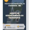 Apostila Agente de Gerenciamento do Transporte Prefeitura do Municipal de Itaverava MG