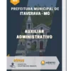 Apostila Auxiliar Administrativo Prefeitura do Municipal de Itaverava MG