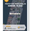 Apostila Motorista Prefeitura Municipal de Ouricuri PE 2022