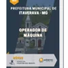 Apostila Operador de Máquina Prefeitura do Municipal de Itaverava MG