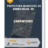 Apostila Carpinteiro Pref Municipal de Barra Velha SC