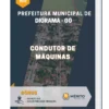 Apostila Condutor de Máquinas Prefeitura Municipal de Diorama GO