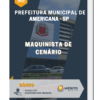 Apostila Maquinista de Cenário Prefeitura de Americana SP