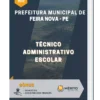 Apostila Técnico Administrativo Escolar Pref Municipal de Feira Nova PE