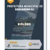 Apostila Biólogo Prefeitura Municipal Saquarema RJ