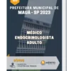 Apostila Médico Endocrinologista Adulto Pref Municipal de Mauá SP