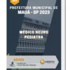 Apostila Médico Neuro Pediatra Pref Municipal de Mauá SP