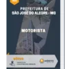 Apostila Motorista Prefeitura de São José do Alegre MG