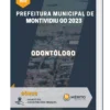 Apostila Odontólogo Prefeitura Municipal de Montividiu GO 2023