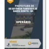 Apostila Operário Prefeitura de Estância Turística de Barra Bonita SP