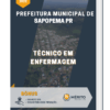 Apostila Técnico em Enfermagem Prefeitura Municipal de Sapopema PR 2023
