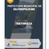 Apostila Tratorista Prefeitura Municipal Delfinópolis MG