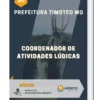 Apostila Coordenador de Atividades Lúdicas Prefeitura de Timóteo MG
