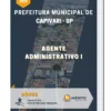 Apostila Agente Administrativo I Prefeitura de Capivari SP 2023