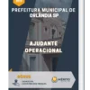 Apostila Ajudante Operacional Prefeitura Municipal de Orlândia SP