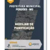 Apostila Auxiliar De Panificação Prefeitura Municipal Perdões MG