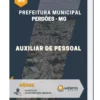 Apostila Auxiliar De Pessoal Prefeitura Municipal Perdões MG