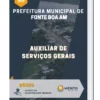 Apostila Auxiliar De Serviços Gerais Prefeitura Municipal Fonte Boa AM
