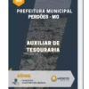 Apostila Auxiliar De Tesouraria Prefeitura Municipal Perdões MG