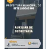 Apostila Auxiliar de Secretaria Prefeitura Municipal de Sete Lagoas MG