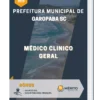 Apostila Médico Clinico Geral Prefeitura Municipal de Garopaba SC