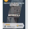 Apostila Motorista A Prefeitura Municipal de Orlândia SP